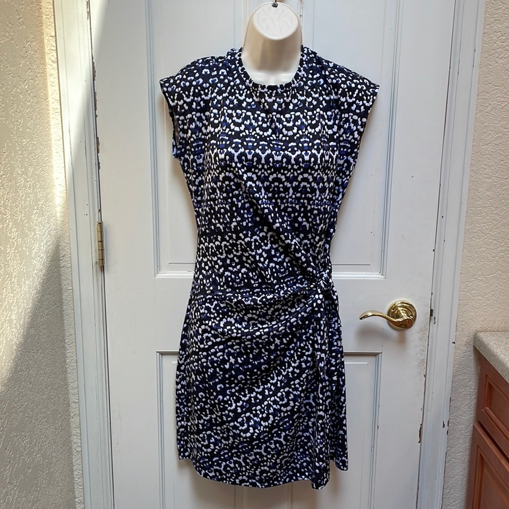 Nicole Miller side tie know Summer knit pullover dress